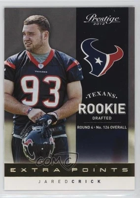 2012 Playoff Prestige Rookie Extra Points Gold Jared Crick #209 Rookie RC - Image 1 of 2