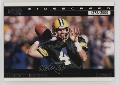 2001 Pacific Invincible Widescreen /2500 Brett Favre #6 HOF - Image 1 of 2