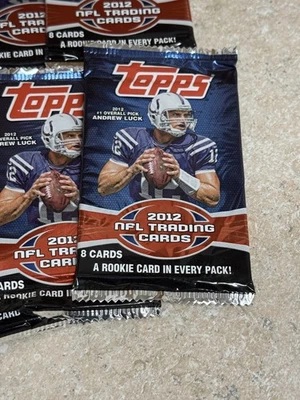 2012 Topps Football Lot - 10 Packs  - Image 1 of 2