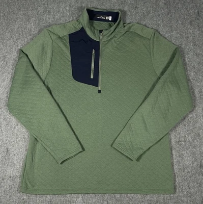 Ralph Lauren RLX Pullover Para Hombres XXL Cuarto Cremallera Acolchada Chaqueta de Golf Rendimiento Foto 1 de 4