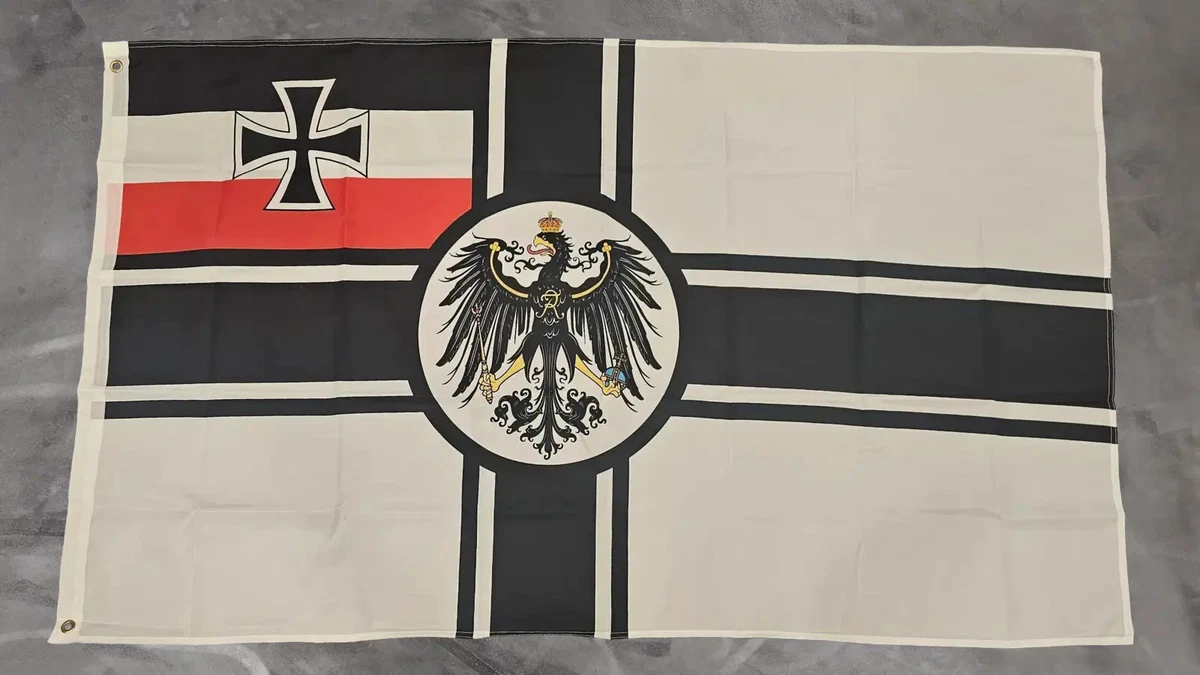Reichssturmfahne 90 X 150 Cm – Historische Flagge Aus Robustem Polyester, Wetterfest & Mit Metallösen