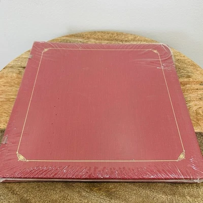Álbum de fotos Creative Memories 12x12 rojo con adornos dorados nuevo con páginas cerradas Foto 1 de 4