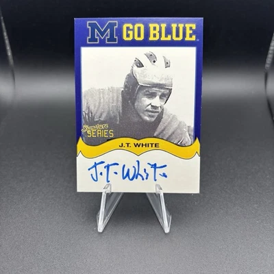 JT J.T. John White Michigan Wolverines TK Legacy Auto Autograph MGB101 - Image 1 of 2