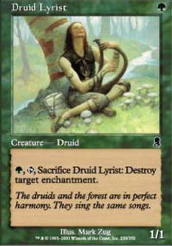 1x Light Play, English Foil Druid Lyrist - Foil Odyssey  - Image 1 of 1