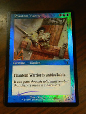 MTG FOIL 7th Edition Uncommon Phantom Warrior #93 Of 350 Excellent Condition