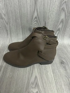 Women’s Miso Brown Leather Ankle Boots UK Size 7 Brand New - Picture 1 of 5