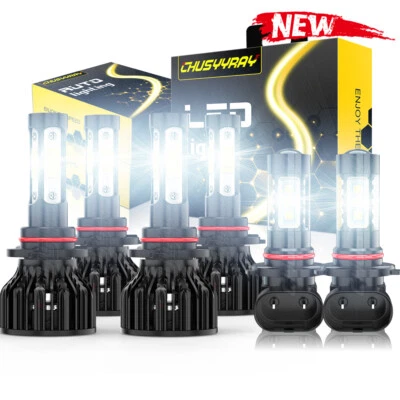 6x 4-Sides LED front light For Jeep Grand Cherokee 1999 2000 2001 2002 2003 2004 - Image 1 of 4