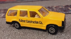 Maisto MC Toy 90's Ford Explorer MK1 Fullmer Construction Co. Yellow mint China - Picture 1 of 6