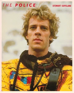 4426 Stewart Copeland POLICE Authentic Vintage 1980s 8x10 Photograph Picture - Picture 1 of 2