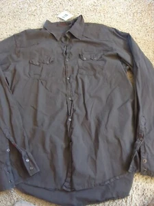 NUEVA Camisa Guess Manga Larga Para Hombre - Botones Perlados, Talla XL - Imagen 1 de 9