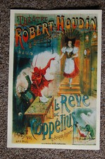 Robert Houdin magician poster #7 1895 Le Reve De Coppelius