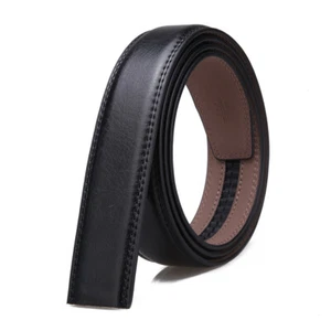 Genuine Leather Belt Men Automatic Belt Only Strap No Buckle - 3.5cm width - Picture 1 of 74