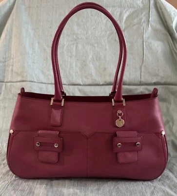 Lamarth Shoulder Bag  Womens Purse Pink Leather Vintage Pockets Inside & Outside - Image 1 of 4