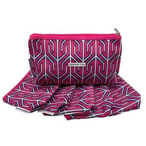 Clinique Kosmetik Make-up Taschen von Jonathan Adler Menge 6 Geldbörse Organizer - Bild 1 von 1