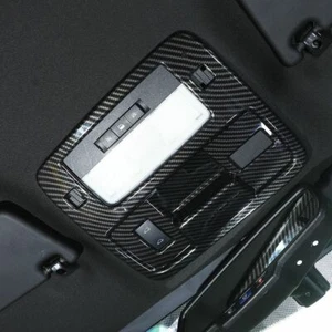 Top Reading Dome Light Lamp Decor Cover Trim For Chevy Camaro 10-15 Carbon Fiber - Picture 1 of 10