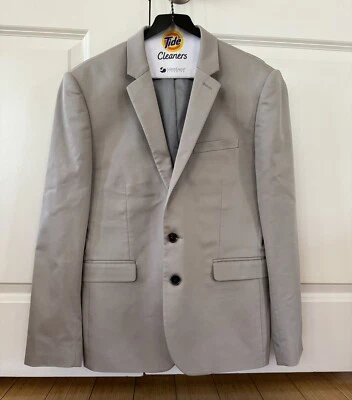 Express Innovator Men’s Two Piece Suit Skinny Fit 38 Short Pants 29/30 Excellent - Image 1 of 4