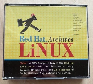 Red Hat Archives Linux 4 CD 3.0.3 1996 Sparc Alpha Software No Book - Picture 1 of 4