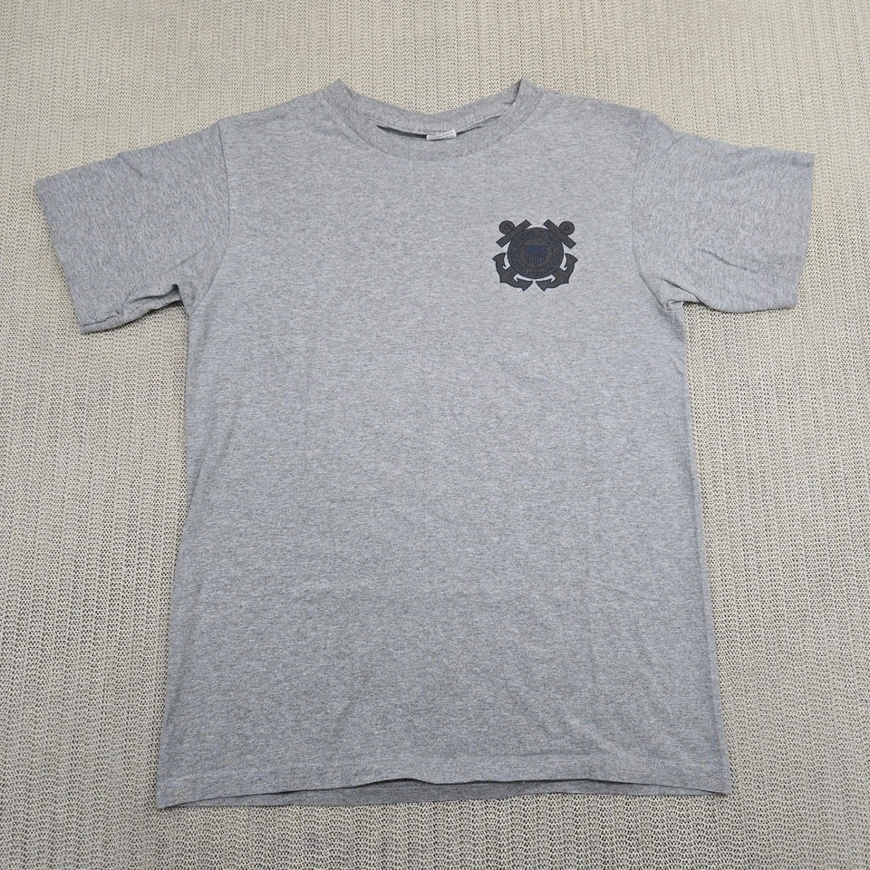 Camisa de la Guardia Costera de los Estados Unidos para Hombres Pequeña Gris Doble Cara Militar Gráfico Skilcraft Foto 1 de 4