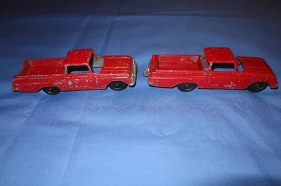 2 Tootsietoy Chevy Chevrolet El Camino Red Trucks - Image 1 of 4
