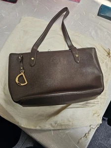 Ralph Lauren Brown Leather Tote Bag - Picture 1 of 2