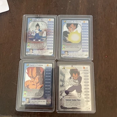 Limited Vegeta Trunks Saga Starter Set FOIL  Personality Lv1-3 HT DBZ CCG Score  - Image 1 of 4
