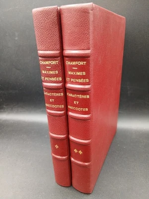 Chamfort : Maximes et Pensées - Editions Richelieu - 1953 - Photo 1/4