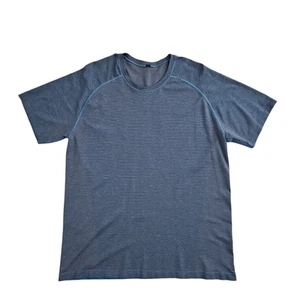 Lululemon (Mens Size XL) Metal Vent Tech Short Sleeve T-Shirt Blue Tee Athletic - Picture 1 of 6