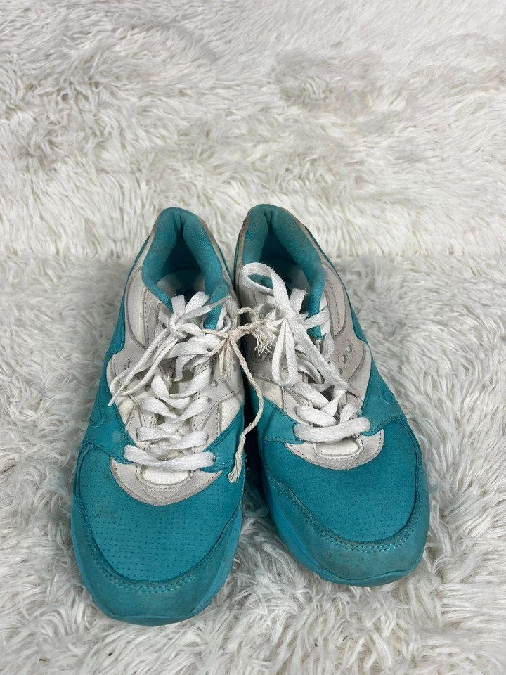 Saucony сетки туфли мужской размер 8,5 синий белый работает Athletic кроссовки S70366-1 - Изображение 1 из 4