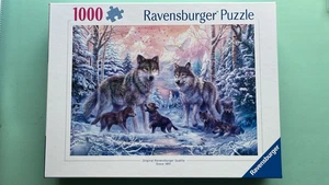 Ravensburger Puzzle – "Wolfsfamilie im Winterwald" – 1000 Teile – EIN TEIL FEHLT - Bild 1 von 4
