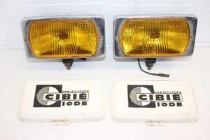 Luces antiniebla vintage Cibie Iode 95 x 2 lentes de vidrio ámbar/amarillo + ¡cubiertas de plástico! - Imagen 1 de 21