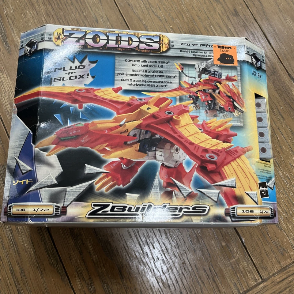 Hasbro Zoids Liger Zero 1/72 Fire Phoenix Nuevo de Lote Antiguo Juguete BZ 108 Foto 1 de 4
