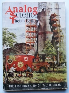 Analog Science Fact & Fiction Magazine April 1961 Good Digest Clifford Simak - Picture 1 of 2