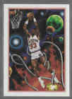 Patrick Ewng 1993 Hoops Patrickman Art Card #Ac1.  Knicks