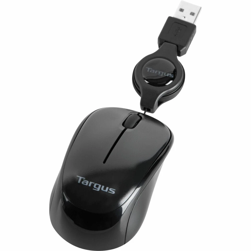 Targus AMU75US Compact Laptop USB Scroll 2 Button Optical Mouse - Image 1 of 4