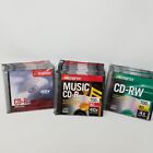 Mixed Lot Of Blank Recordable Discs (12) CD-R, and (14) CD-RW Memorex Imation