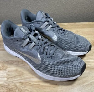 Nike Downshifter 9 AQ7481-001 Gray Running Shoes Men Size 12 Walking Running - Picture 1 of 10