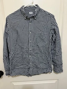 Uniqlo Shirt Adult Medium Check Button Up Long Sleeve Casual Men's - Picture 1 of 2