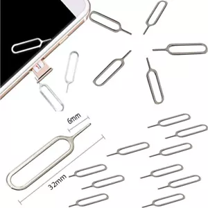 Universal - Eject Sim Card,Tray Open Pin Needle Key Tools Fit For Mobile-Phone - Picture 1 of 8