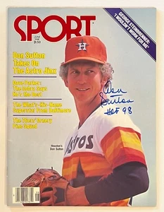 DON SUTTON Signed/Auto SPORT Magazine June 1981 BAS Newsstand/No Label HOF - Picture 1 of 5