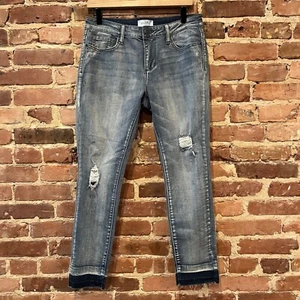 Denim Arts Co. by Judy Blue Women's Distressed Raw Hem Jeans Size 30/11 - Picture 1 of 11