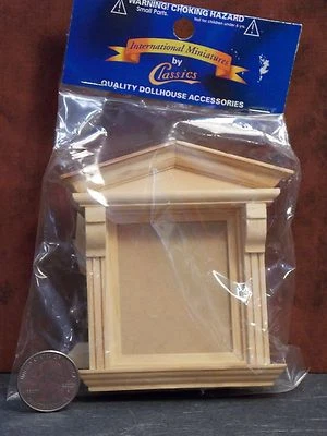 Casa de muñecas miniatura con capucha ventana de luz única escala 1:12 D234 Dollys Gallery Foto 1 de 3