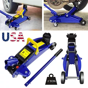 Autofather 2 Ton Tonne Hydraulic Trolley Floor Jack Storage Carry Case Car Van - Picture 1 of 24
