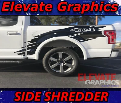 Fits Ford F-150 Side Shredder Stripes Graphics Vinyl Decals 3M Sticker 2009-2020 - Image 1 of 4