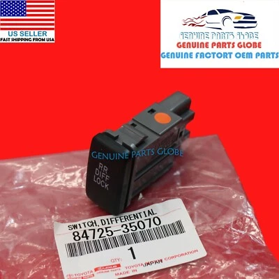NEW GENUINE OEM TOYOTA 2007-2014 FJ CRUISER DIFFERENTIAL LOCK SWITCH 84725-35070 - Image 1 of 3