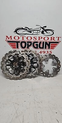 1999 2000 2001 2002 SUZUKI SV650S SV650 SV 650 CNC DISC ROTOR BRAKE SET ARASHI - Image 1 of 4