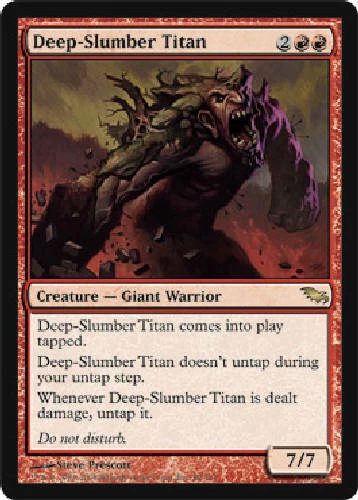 DEEP-SLUMBER TITAN X4 4 4X Shadowmoor MTG Magic the Gathering Cards DJMagic - Image 1 of 1