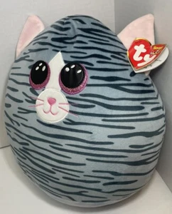 TY Squish-A-Boos Plush KIKI the Kitty Cat 12" inch Plush Stuffed Animal Toy - Picture 1 of 7
