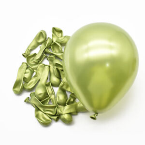 50 Luftballons Metallic grün 30cm Nr.460 4012/2 