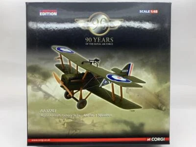 Corgi WWI 90 Anni Royal Aircraft Factory SE5A RAF No 1 SQN AA37703 1/48 - Immagine 1 di 2