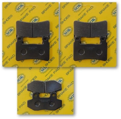 Pastillas de freno delanteras y traseras aptas para HYOSUNG GT 650R 650i 2009-2017 GT650R GT650iR Foto 1 de 3